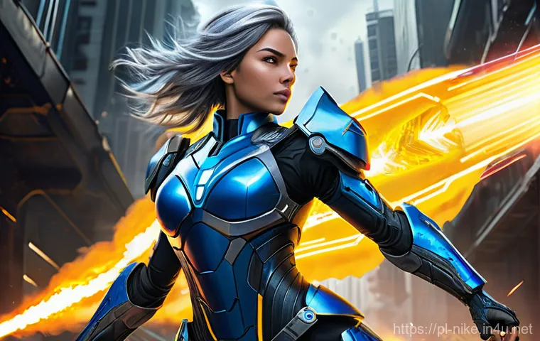 승리의여신 니케 신규 유저 통계 - **Dynamic Combat Nikke**
A highly detailed, full-body anime illustration of a female character i...