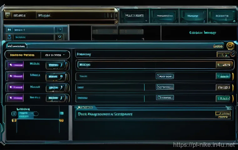 승리의여신 니케 UI 개선 요청 - **A highly intuitive and visually harmonious main menu in a futuristic setting.**
    *   **Subject:...