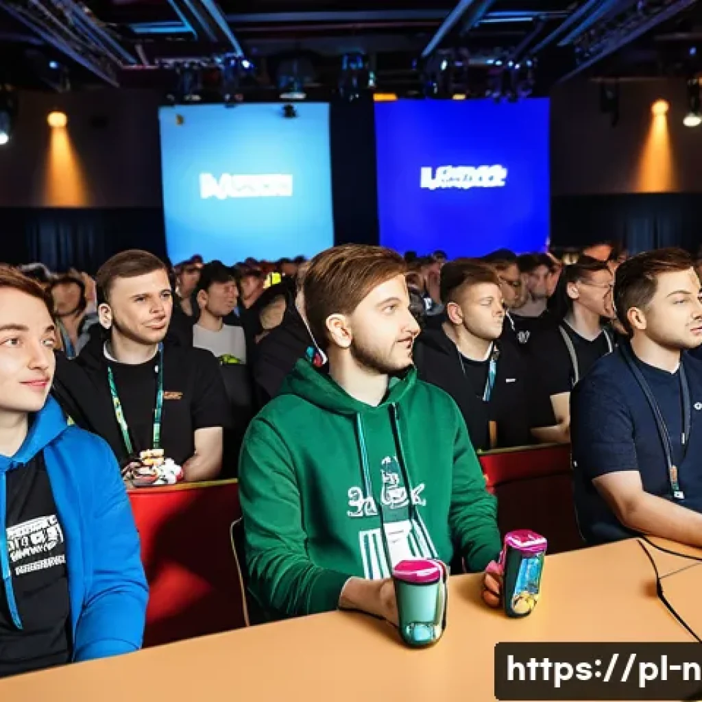 승리의여신 니케 오프라인 이벤트 일정 - A vibrant fan gathering event in Warsaw&rsquo;s modern conference center, showcasing enthusiastic Polish g...