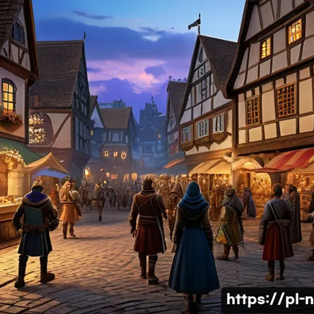 승리의여신 니케 신규 서버 오픈 일정 - A dynamic fantasy game scene depicting the launch of a new server in an online RPG, showing diverse ...