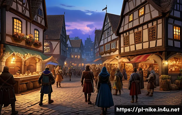 승리의여신 니케 신규 서버 오픈 일정 - A dynamic fantasy game scene depicting the launch of a new server in an online RPG, showing diverse ...