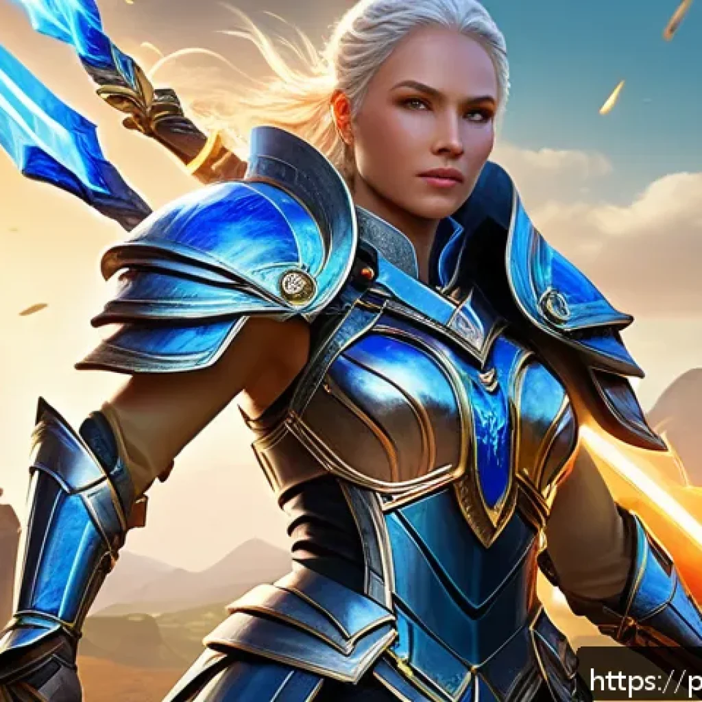 승리의여신 니케 힐러 전용 가이드 - A detailed fantasy healer character named Nike in a vibrant battle scene, wearing elegant, intricate...