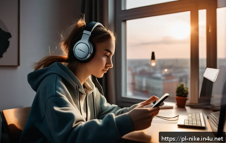 승리의여신 니케 최신 버그 대응 - A detailed scene of a young female gamer in her early 20s sitting at a modern desk in a cozy Warsaw ...